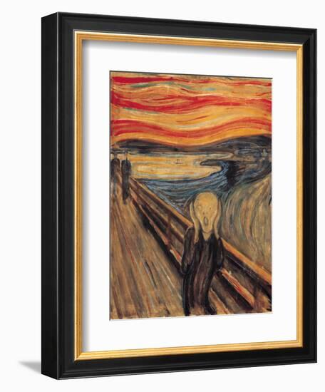 The Scream-Edvard Munch-Framed Premium Giclee Print