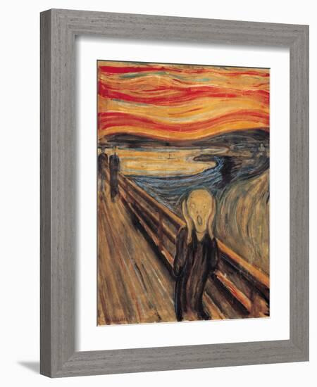 The Scream-Edvard Munch-Framed Art Print