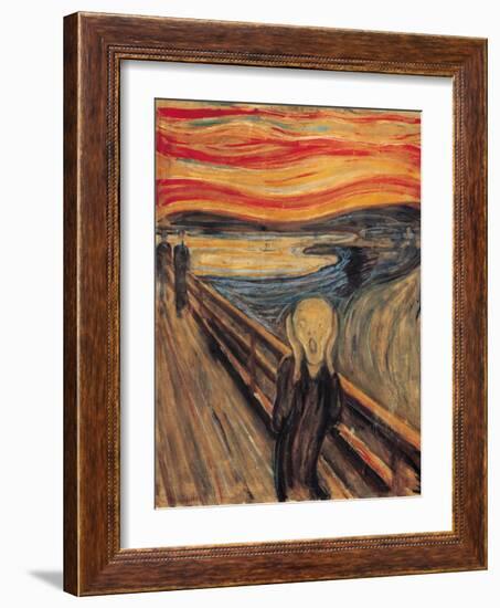 The Scream-Edvard Munch-Framed Art Print