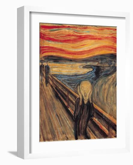 The Scream-Edvard Munch-Framed Art Print