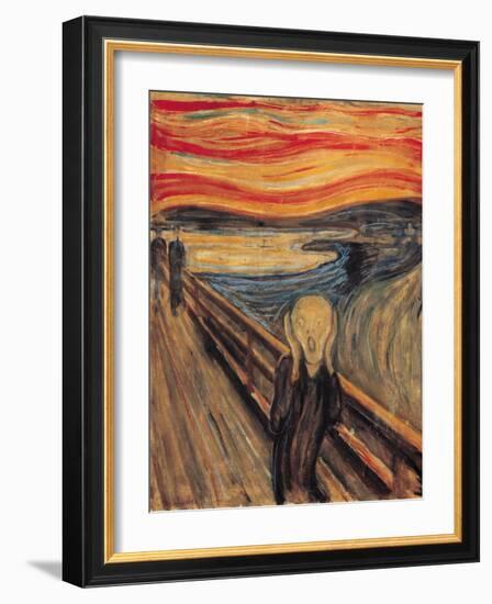 The Scream-Edvard Munch-Framed Art Print