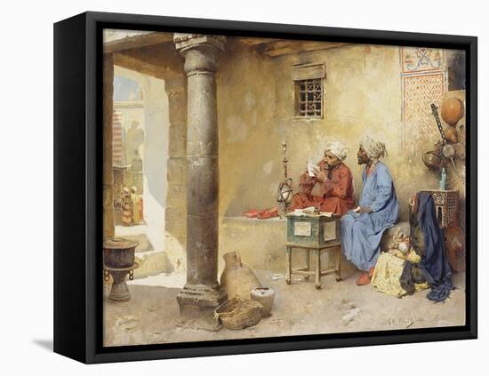 The Scribe, 1886 (Panel)-Charles Wilda-Framed Premier Image Canvas