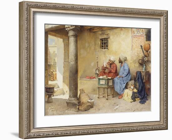 The Scribe, 1886 (Panel)-Charles Wilda-Framed Giclee Print