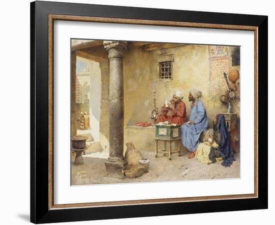 The Scribe, 1886 (Panel)-Charles Wilda-Framed Giclee Print