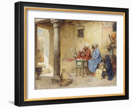 The Scribe, 1886 (Panel)-Charles Wilda-Framed Giclee Print