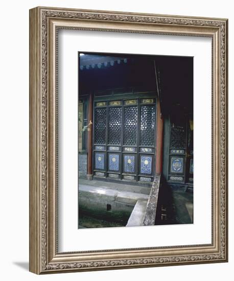 The Scripture Hall at the Great Mosque in Xian-Werner Forman-Framed Giclee Print