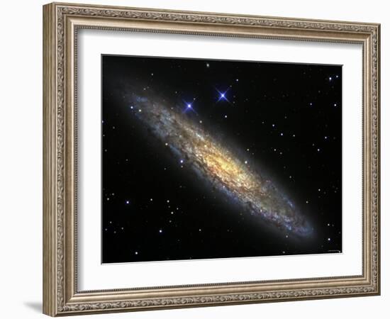 The Sculptor Galaxy, NGC 253 in the Constellation Sculptor-Stocktrek Images-Framed Photographic Print