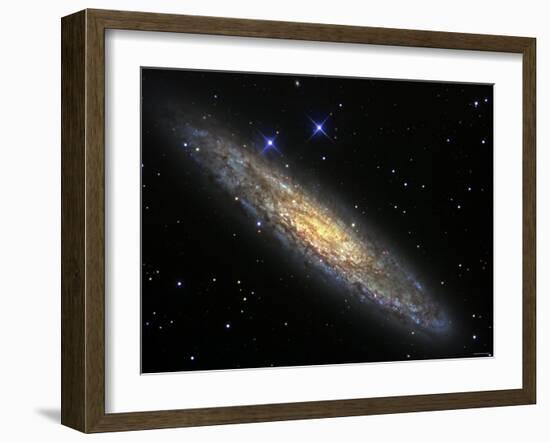 The Sculptor Galaxy, NGC 253 in the Constellation Sculptor-Stocktrek Images-Framed Photographic Print