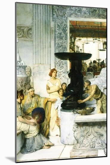 The Sculpture Gallery-Sir Lawrence Alma-Tadema-Mounted Art Print