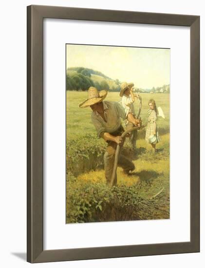 The Scythers, 1908-Newell Convers Wyeth-Framed Giclee Print