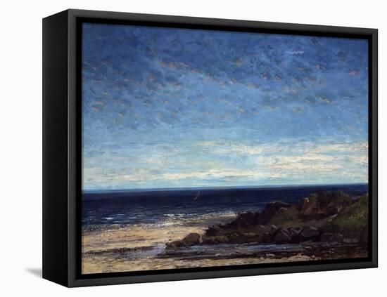 The Sea, 1867-Gustave Courbet-Framed Premier Image Canvas