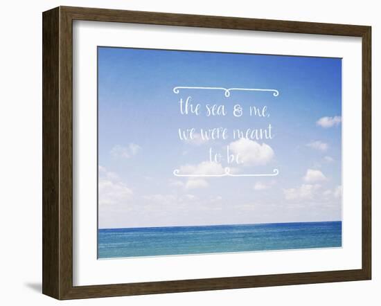 The Sea and Me-Susannah Tucker-Framed Art Print