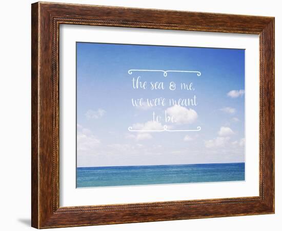 The Sea and Me-Susannah Tucker-Framed Art Print