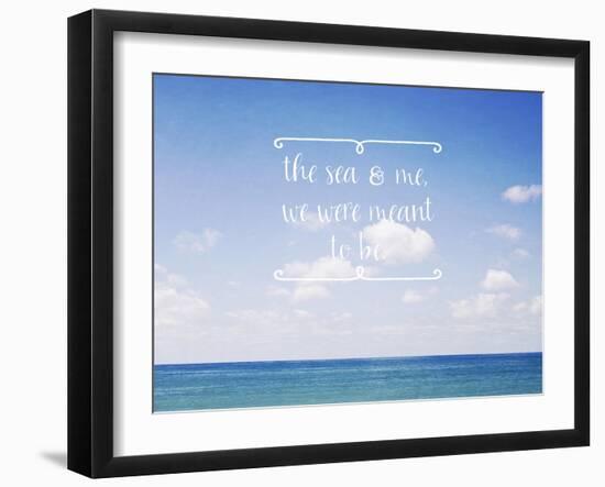 The Sea and Me-Susannah Tucker-Framed Art Print