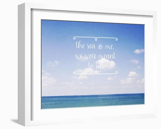 The Sea and Me-Susannah Tucker-Framed Art Print