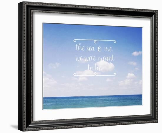 The Sea and Me-Susannah Tucker-Framed Art Print