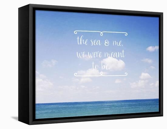 The Sea and Me-Susannah Tucker-Framed Stretched Canvas