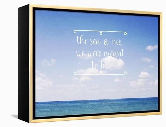 The Sea and Me-Susannah Tucker-Framed Stretched Canvas