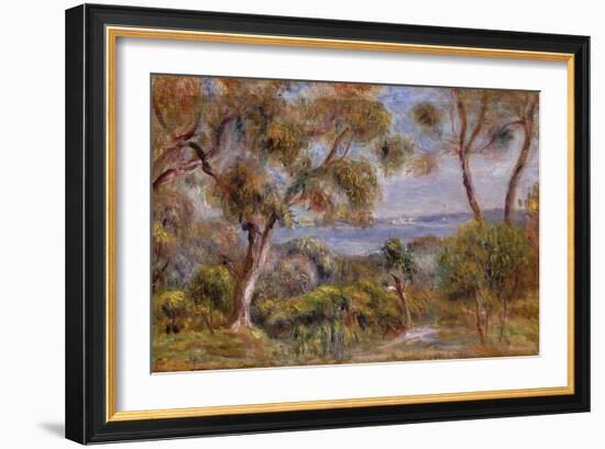 The Sea at Cagnes, c.1910-Pierre-Auguste Renoir-Framed Giclee Print