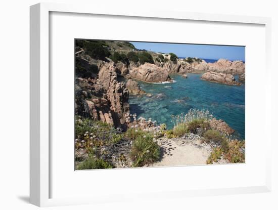 The Sea at Costa Paradiso, Sardinia, Italy, Mediterranean-Ethel Davies-Framed Photographic Print