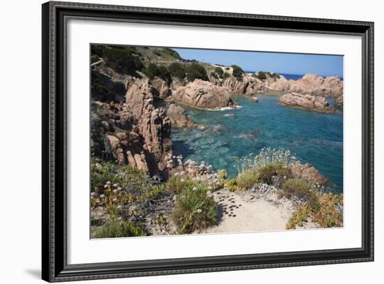 The Sea at Costa Paradiso, Sardinia, Italy, Mediterranean-Ethel Davies-Framed Photographic Print