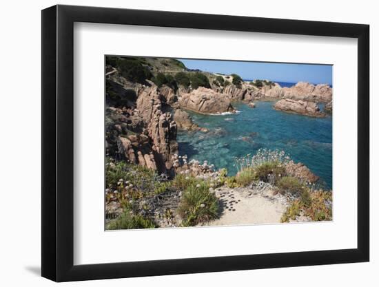 The Sea at Costa Paradiso, Sardinia, Italy, Mediterranean-Ethel Davies-Framed Photographic Print