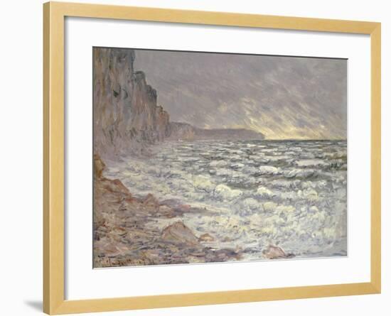 The Sea at Fecamp, 1881-Claude Monet-Framed Giclee Print