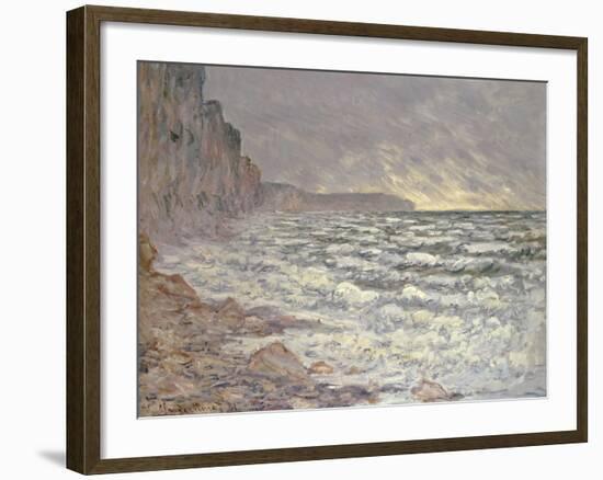 The Sea at Fecamp, 1881-Claude Monet-Framed Giclee Print