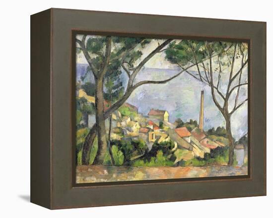 The Sea at L'Estaque, 1878-Paul C?zanne-Framed Premier Image Canvas