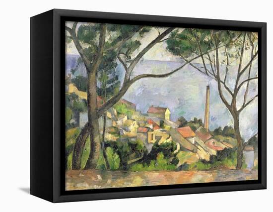 The Sea at L'Estaque, 1878-Paul C?zanne-Framed Premier Image Canvas