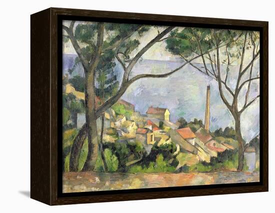 The Sea at L'Estaque, 1878-Paul C?zanne-Framed Premier Image Canvas