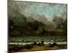 The Sea, c.1865-Gustave Courbet-Mounted Giclee Print