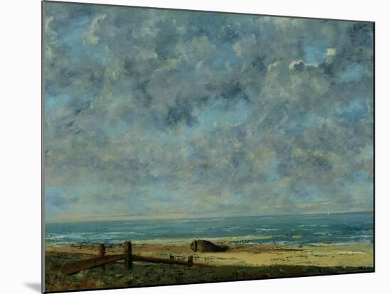 The Sea, c.1872-Gustave Courbet-Mounted Giclee Print