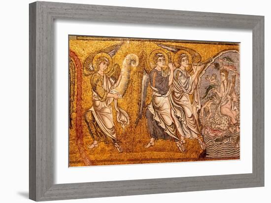 The Sea Gave Up its Dead, Last Judgment-null-Framed Giclee Print