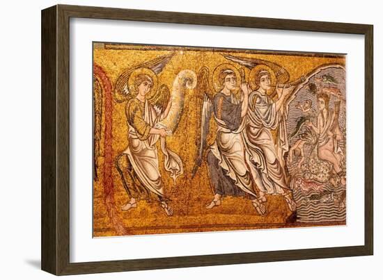 The Sea Gave Up its Dead, Last Judgment-null-Framed Giclee Print