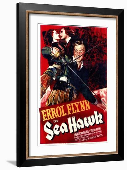 The Sea Hawk, 1940-null-Framed Premium Giclee Print