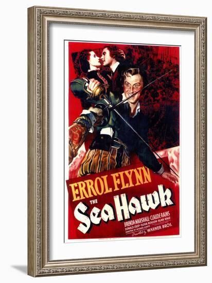 The Sea Hawk, 1940-null-Framed Art Print