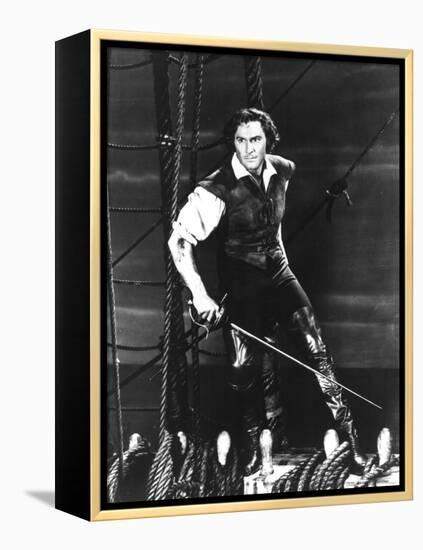 The Sea Hawk, Errol Flynn, 1940-null-Framed Stretched Canvas