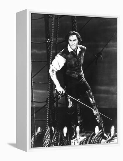 The Sea Hawk, Errol Flynn, 1940-null-Framed Stretched Canvas