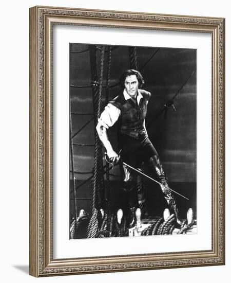 The Sea Hawk, Errol Flynn, 1940-null-Framed Photo