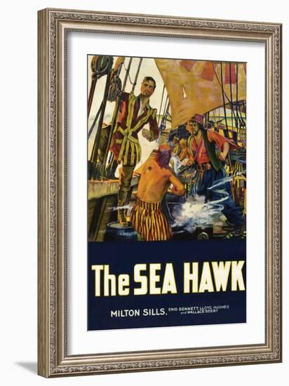 The Sea Hawk-null-Framed Premium Giclee Print