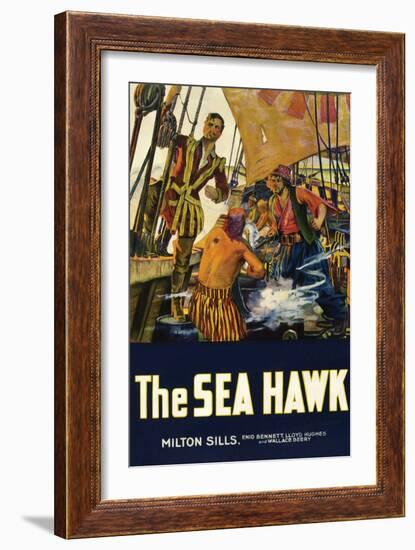 The Sea Hawk-null-Framed Art Print