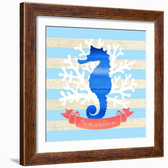 The Sea Is Calling-Bella Dos Santos-Framed Art Print