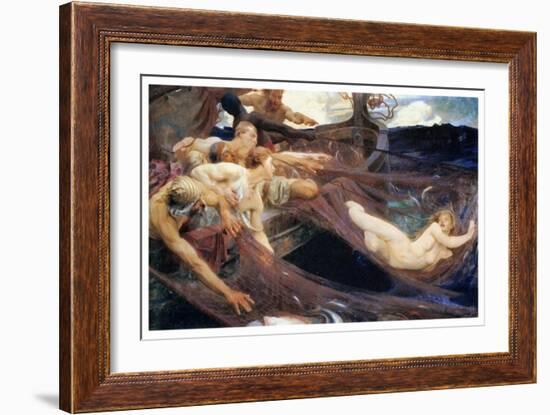 The Sea Maiden-Herbert James Draper-Framed Art Print