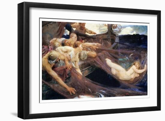 The Sea Maiden-Herbert James Draper-Framed Art Print