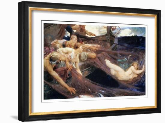 The Sea Maiden-Herbert James Draper-Framed Art Print