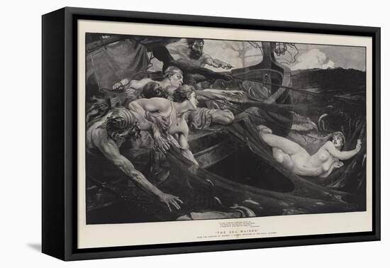The Sea Maiden-Herbert James Draper-Framed Premier Image Canvas