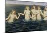 The Sea Maidens, 1885-86-Evelyn De Morgan-Mounted Giclee Print