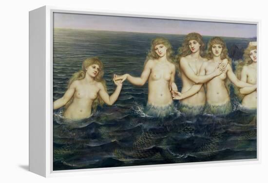 The Sea Maidens, 1885-86-Evelyn De Morgan-Framed Premier Image Canvas