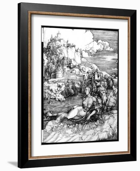 The Sea Monster, 1498-Albrecht Dürer-Framed Giclee Print